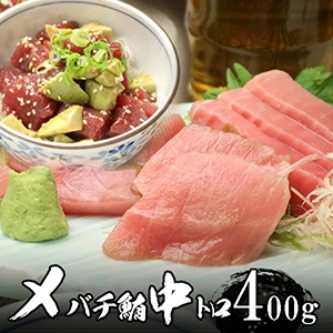 メバチマグロ中トロ4人前(400g)