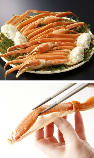 ずわい食べ比べていいものを仕入れ販売ボイル済だがら調理不要でそのまま食べられる太脚棒肉